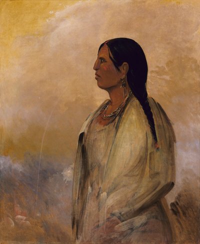 Eine Choctaw-Frau von George Catlin