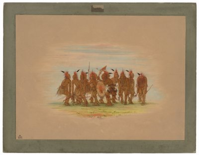 Amüsanter Tanz - Saukie von George Catlin