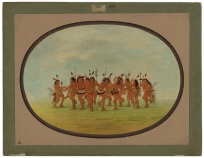 Amüsanter Tanz - Sioux von George Catlin