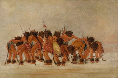 Büffeltanz, Mandan von George Catlin
