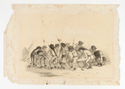Büffeltanz Nr. 8 von George Catlin
