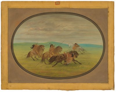 Camanchee-Reitkunst von George Catlin