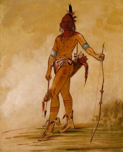 Cáh-he-ga-shín-ga, Kleiner Häuptling von George Catlin