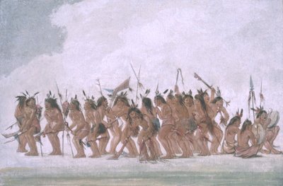 Hundetanz bei Fort Snelling von George Catlin