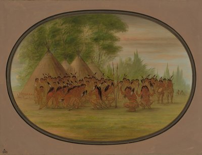 Adlertanz - Choctaw, 1861-1869 von George Catlin