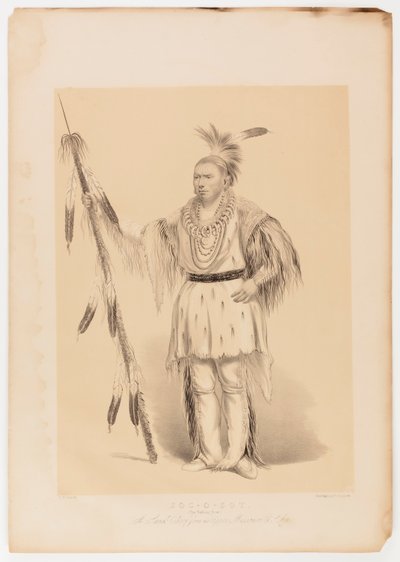 Joc-o-sot, der Gehende Bär von George Catlin