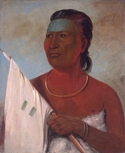 Náh-pope Berater von Black Hawk, 1832 von George Catlin