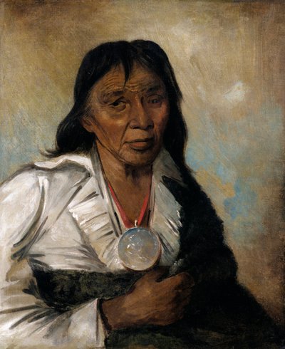 Shin-gós-se-moon, Großer Segel, ein Häuptling von George Catlin