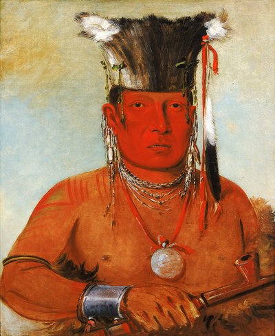 Sháw-da-mon-nee, Dort geht er, ein Tapferer von George Catlin