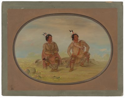 Zwei Choctaw-Indianer von George Catlin