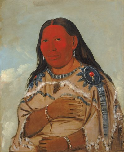 Frau von Two Crows von George Catlin
