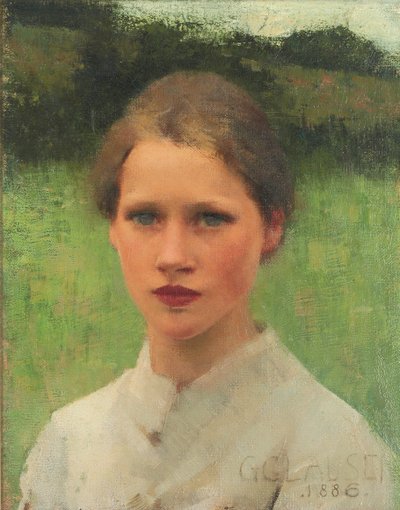 Ein Dorfmädchen von George Clausen