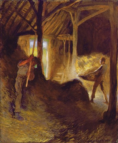 Im Stall von George Clausen