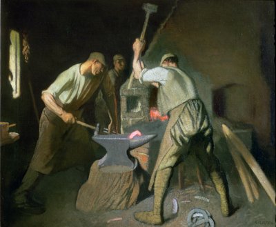 Unser Schmied von George Clausen