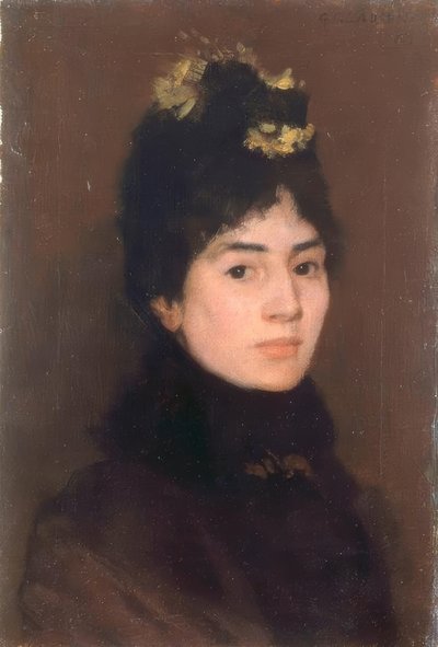 Porträt von Mrs. Mark Fisher von George Clausen