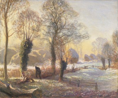 Wintermorgen von George Clausen