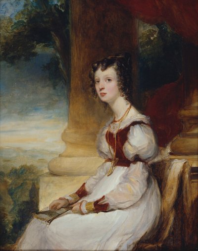 Porträt einer Dame von George Clint