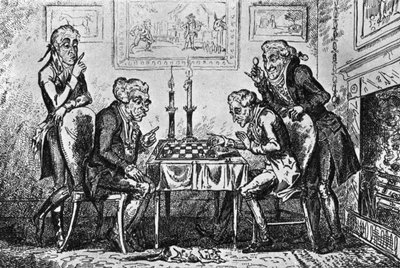 Ein Schachspiel von George Cruikshank
