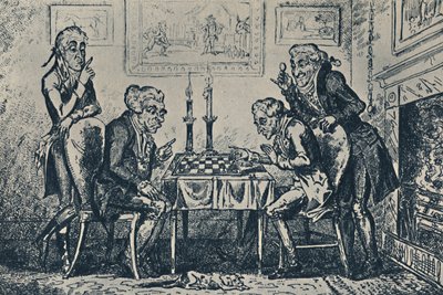 Ein Schachspiel, 1948 von George Cruikshank