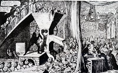 Ein verschwitzter Arbeiter von George Cruikshank