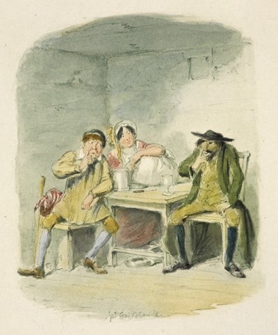 Illustration für "Oliver Twist" von George Cruikshank