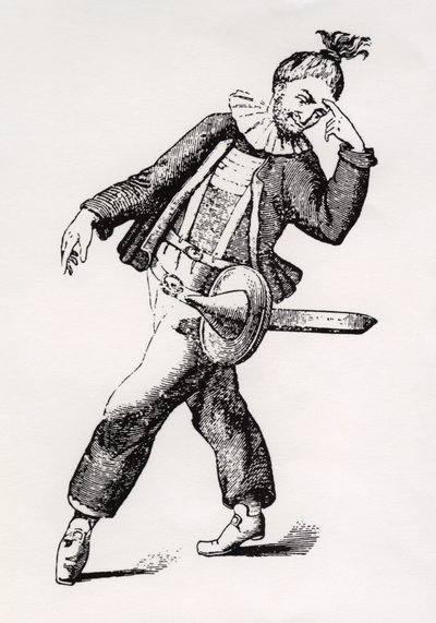 Kasper Punch, 19. Jahrhundert von George Cruikshank