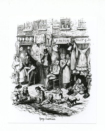 Monmouth Street, ca. 1836 von George Cruikshank