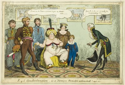Königliche Herablassung von George Cruikshank