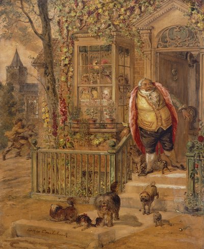 Der Streich von George Cruikshank