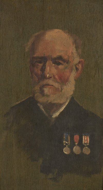 Porträt von P. Larkin von George Edmund Butler