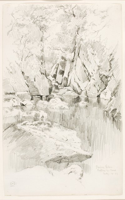 Feen-Tal, Bettws-y-Coed von George Elbert Burr