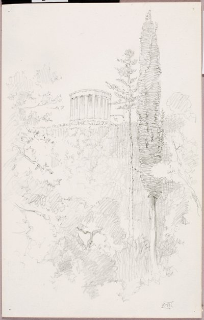 Tempel der Sibylle, Tivoli von George Elbert Burr