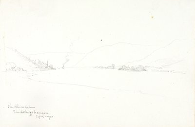 Der Rhein unterhalb von Trechtlingshausen von George Elbert Burr