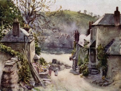 Bodinnick Fähre, Fowey von George Franck Nicholls