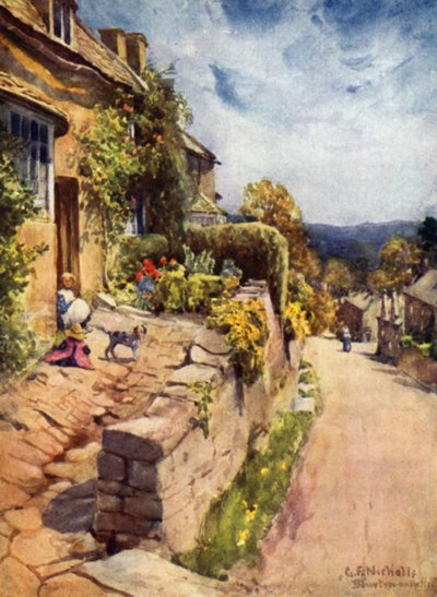 Bourton on the Hill von George Franck Nicholls