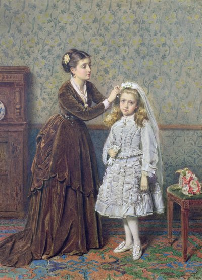 Ihre erste Kommunion von George Goodwin Kilburne