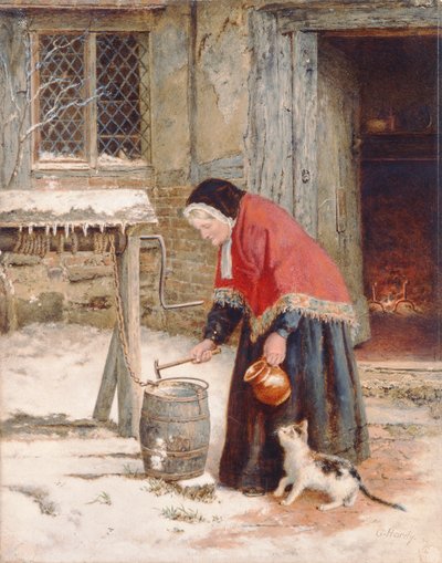Ein Wintermorgen von George Hardy