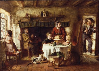 Weihnachtstag, 1867 von George Hardy