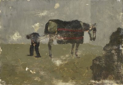 Schmied mit Grau von George Hendrik Breitner