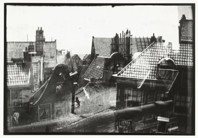 Ansicht über Dächer in Amsterdam von George Hendrik Breitner
