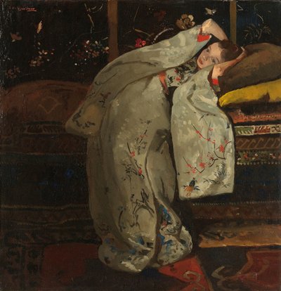 Mädchen im weißen Kimono von George Hendrik Breitner