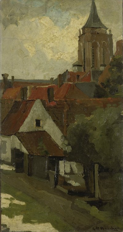Der Turm von Gorkum von George Hendrik Breitner