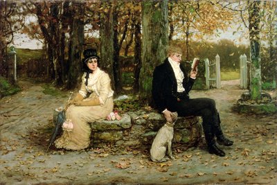 Die schwindende Flitterwochen, 1878 von George Henry Boughton