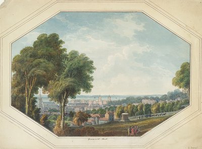Greenwich vom Point, ca. 1820 von George Heriot