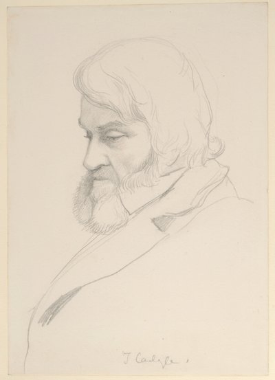 Porträt von Thomas Carlyle, ca. 1875 von George Howard