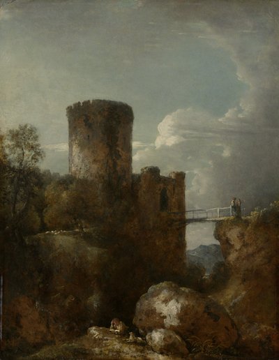 Conway Castle, 1809 von George Howland Beaumont