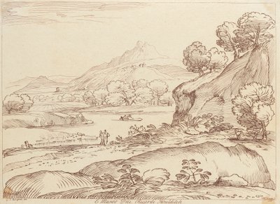 Ohne Titel: Pastorale Szene von George Knapton