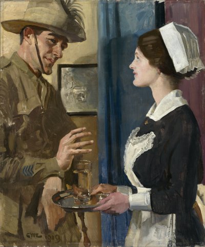 Der Soldat und das Mädchen von George Lambert