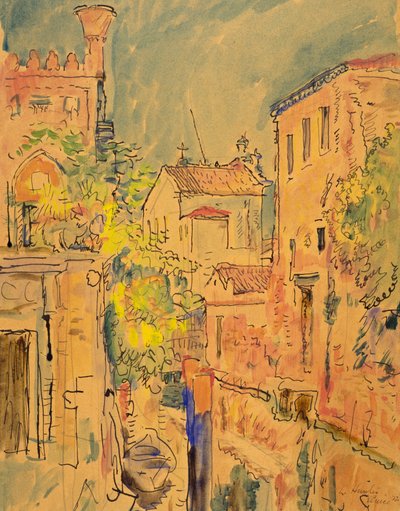 Ein Kanal in Venedig von George Leslie Hunter