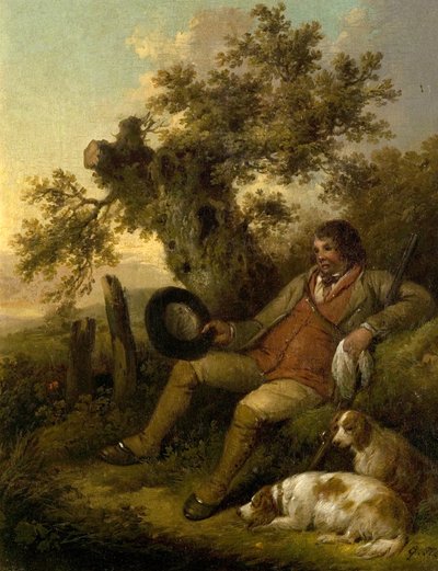 Der Jäger ruht, ca. 1790 von George Morland